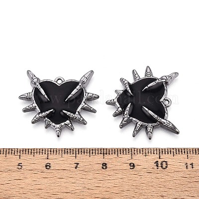 Подвески из сплава хэллоуина с эмалью PALLOY-T094-10B-1