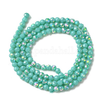 Гальванические стеклянные бусины EGLA-P055-01B-01-1