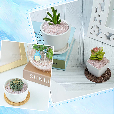 500 г бусинок из натурального розового кварца G-SP0001-06-1