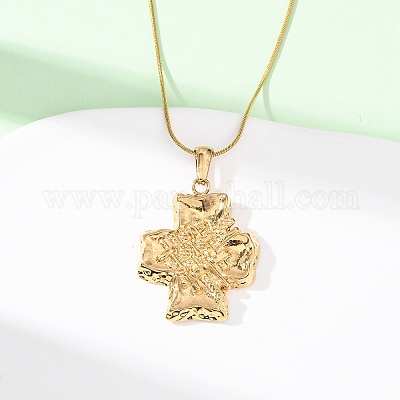 Ожерелья из текстурированной цепи-змеи из нержавеющей стали 304 для женщин NJEW-F354-04G-1