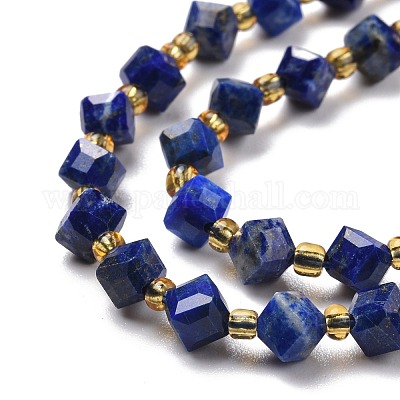 Natürlicher Lapislazuli Perlenstränge&nbsp;G-P463-25-1