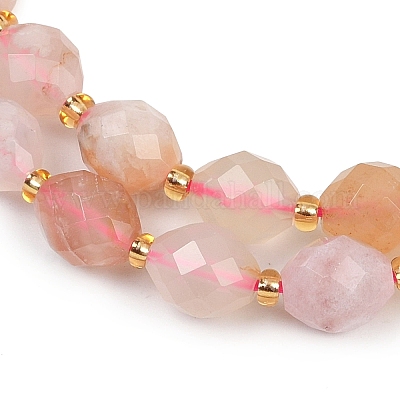 Натуральные вишневые агатовые бусины G-N342-149D-1