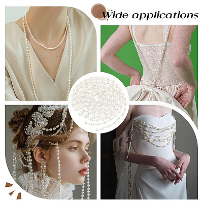 6 шт. пластиковая гирлянда с бусинами DIY-MA0006-87-1