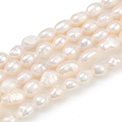 Нити из натурального культивированного пресноводного жемчуга PEAR-P064-20G-03A-1