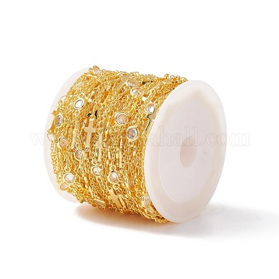 Прозрачные кубические циркониевые плоские круглые и поперечные цепи CHC-P009-10G-1