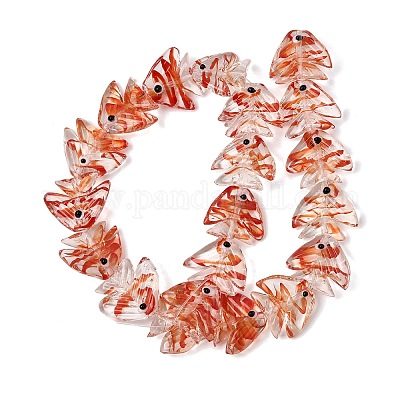 Бусины лэмпворк &nbsp;LAMP-H073-01G-1