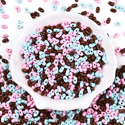 Непрозрачные акриловые бусины MACR-T048-02M-19-1