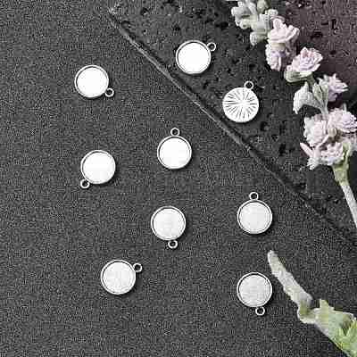 Сеттинги для кулона ( кабошона ) тибетского стиля TIBE-A23176-AS-LF-1