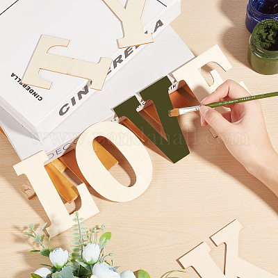 2 набор из 2 стилей китайской вишневой древесины с цифрой 0~9 и буквой a~z DIY-CN0001-23-1