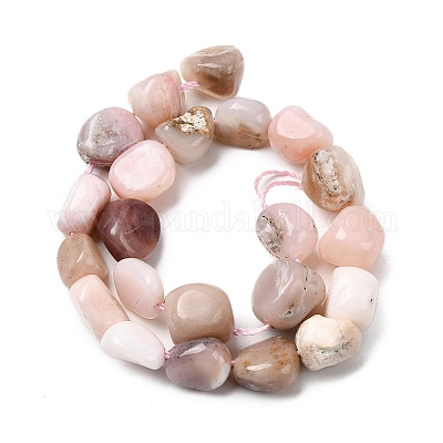 Натуральный розовый опал бусы пряди G-B161-B05-1