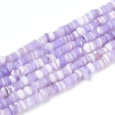 Нити бусин из натуральных трохоидных/трохус ракушек SSHEL-N040-21D-1