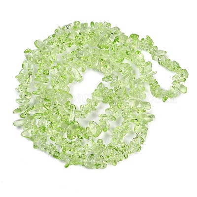 Прозрачные стеклянные бусины GLAA-Z009-01H-1