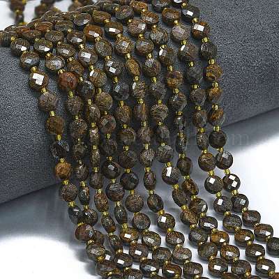 Природные бронзитом бисер нитей G-K389-B35-01-1