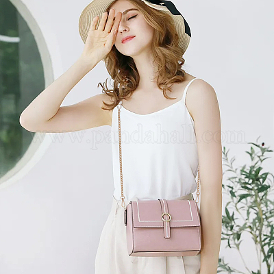 2 шт. 2 стиля пластиковых ремешков для сумок с бусинами из искусственного жемчуга DIY-WR0002-72G-1