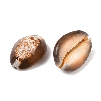 Овальные бусины с натуральной оболочкой&nbsp;BSHE-O007-44-1