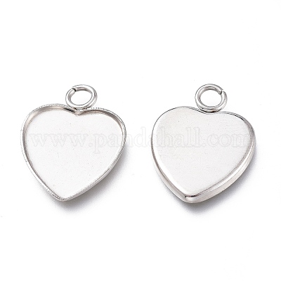 Кабошоны для подвесок из нержавеющей стали 304 X-STAS-M283-01P-A-1