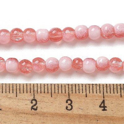 Стеклянные бусины кракле GLAA-U001-4mm-13-1