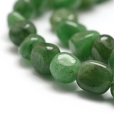Естественный зеленый авантюрин бисер нитей G-F464-04-1