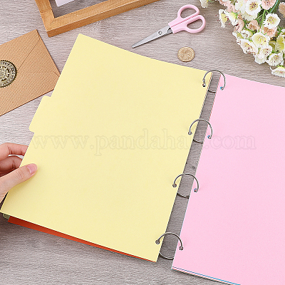 Index-Trennblätter für Notizbücher mit Papiereinband&nbsp;AJEW-WH20011-03D-1