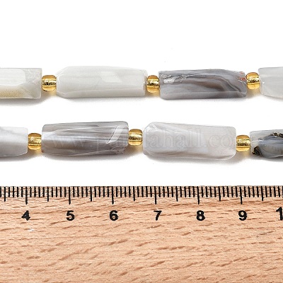 Природные Ботсвана агат бисер нитей G-D353-A11-1