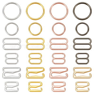 480 шт. 24 стиля пряжки для регулировки ремня нижнего белья из сплава FIND-GA0003-35-1