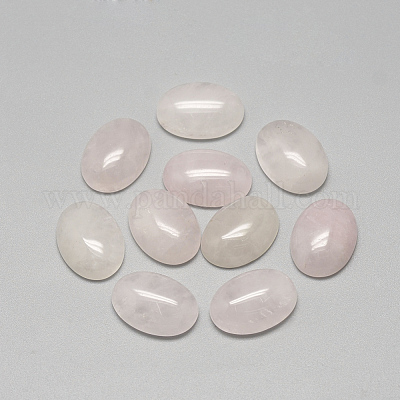 Природного розового кварца кабошонов X-G-R415-13x18-48-1