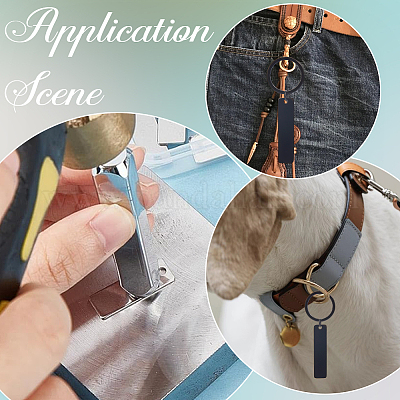 8 шт. брелок из нержавеющей стали KEYC-SC0001-47EB-1