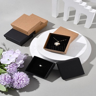 12 шт. 2-х цветные картонные бумажные коробки для набора украшений CBOX-FS0001-01-1