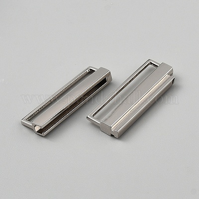 Пряжки для поясного ремня из прямоугольного сплава FIND-WH0436-54P-1