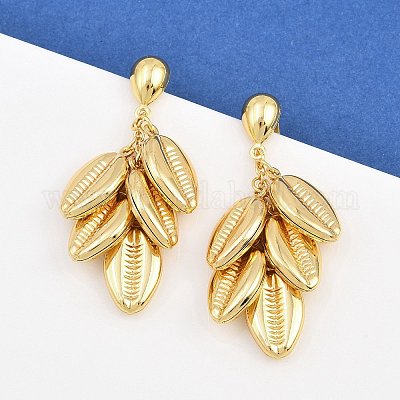 Серьги-гвоздики из нержавеющей стали 304 EJEW-P325-05E-G-1