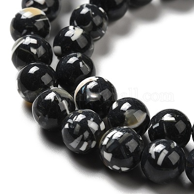 Синтетические бирюзовые и морские раковины в сборе из бисера пряди G-D482-01D-01-1