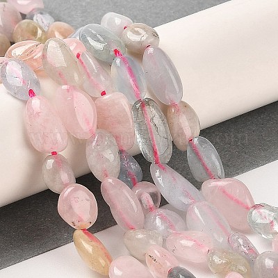 Природные морганит нитей бисера G-Q1004-01A-1