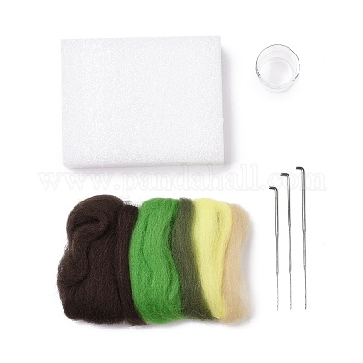 Набор для валяния игл для украшения суккулентных растений DIY-D064-07P-1