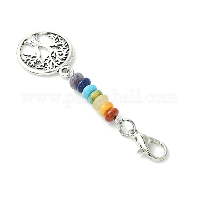 Подвески из сплава «Древо жизни» HJEW-JM01383-04-1