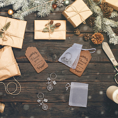 Set 18 Portachiavi Orso Giungla Con Sacchetti E Etichette - Regalo Perfecto Per Feste - Foto 12