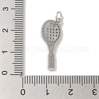 Подвески из латуни и прозрачного циркония с покрытием стойки KK-L216-058P-1