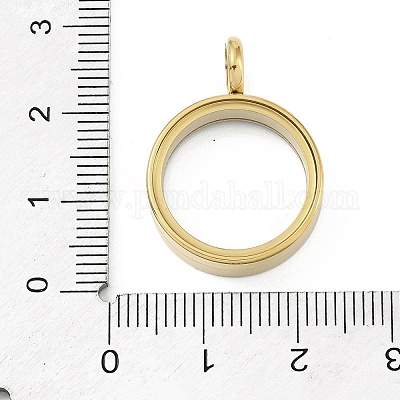 Ионное покрытие (ip) 304 нержавеющая сталь медальон подвески STAS-S132-16G-02-1