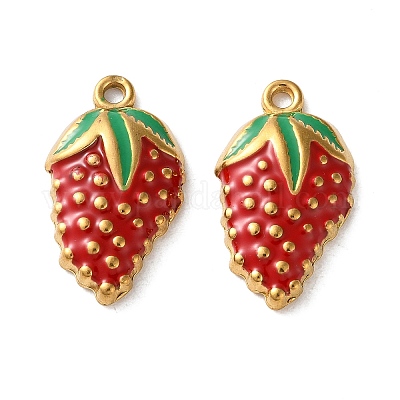 Подвески из нержавеющей стали 304 с эмалью STAS-B100-06G-10-1