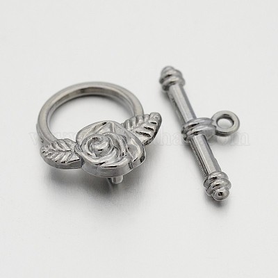 Сплавочные застежка тоггл тибетского стиля X-K090B051-1