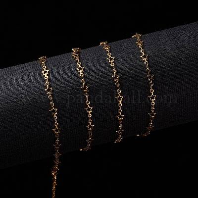 3.28 фут ионного покрытия (IP) 304 нержавеющая сталь звеньевая цепь X-CHS-K007-09G-1