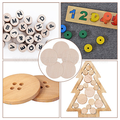 Неокрашенные деревянные кабошоны WOOD-DR0001-06B-1