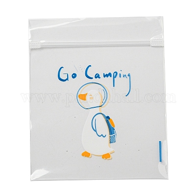 Прямоугольные пластиковые подарочные пакеты с замком-молнией OPP-Q008-01B-03-1