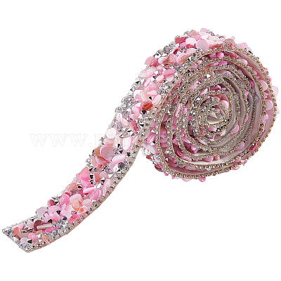 Отделка стразами из смолы и бисером DIY-WH20050-05E-1