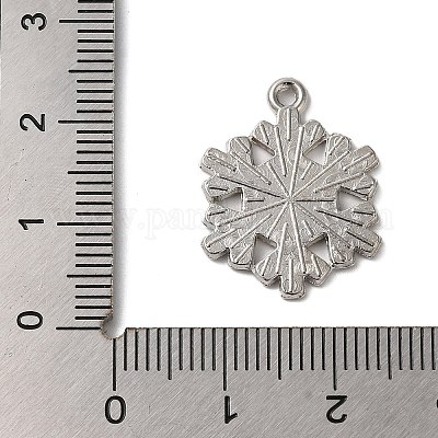 Подвески из сплава с эмалью на зимнюю тематику ENAM-M002-05V-P-1