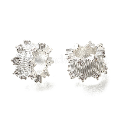 Латунные микропаве из прозрачного кубического циркония KK-M316-12S-1