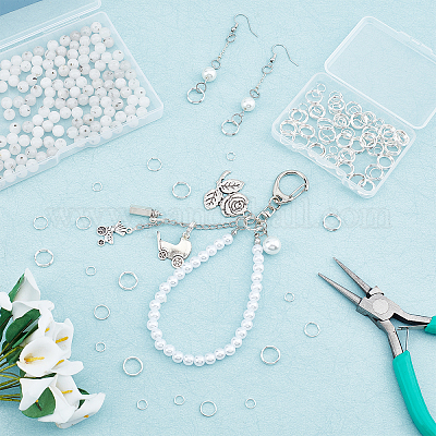 120 шт. 3 стиля разъемных колец из нержавеющей стали 304 STAS-DC0009-12-1