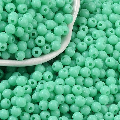 Непрозрачные акриловые бусины SACR-A007-01C-23-1