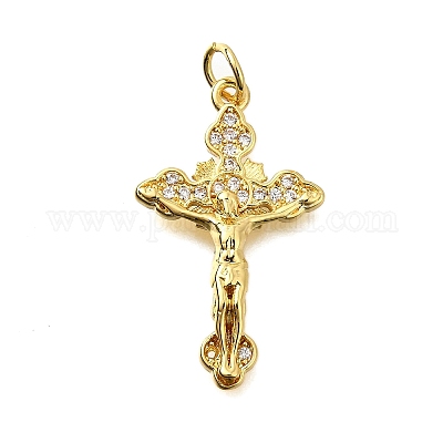 Латунные микро проложить кубического циркония подвески KK-S523-13G-1