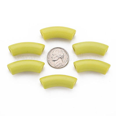 Непрозрачные акриловые бусины MACR-S372-001B-13-0648-1