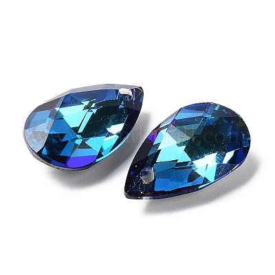 Граненые подвески из стекла k9 со стразами RGLA-F053-B-001BB-1